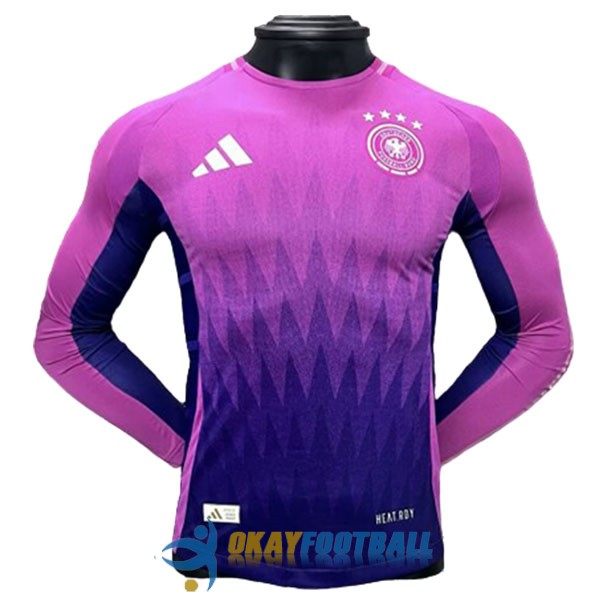shirt away Euro player version germany long sleeve 2024-2025