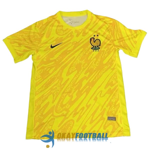 shirt france yellow goalkeeper 2024-2025