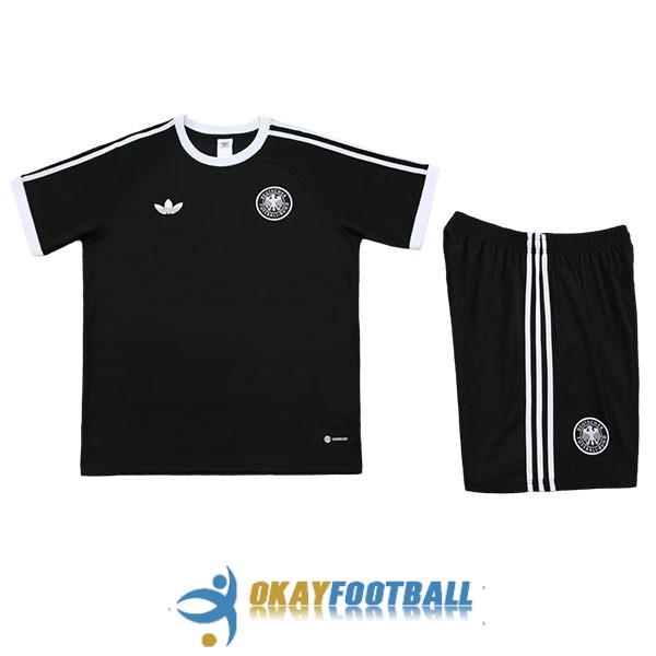 shirt germany black white training kit 2024-2025