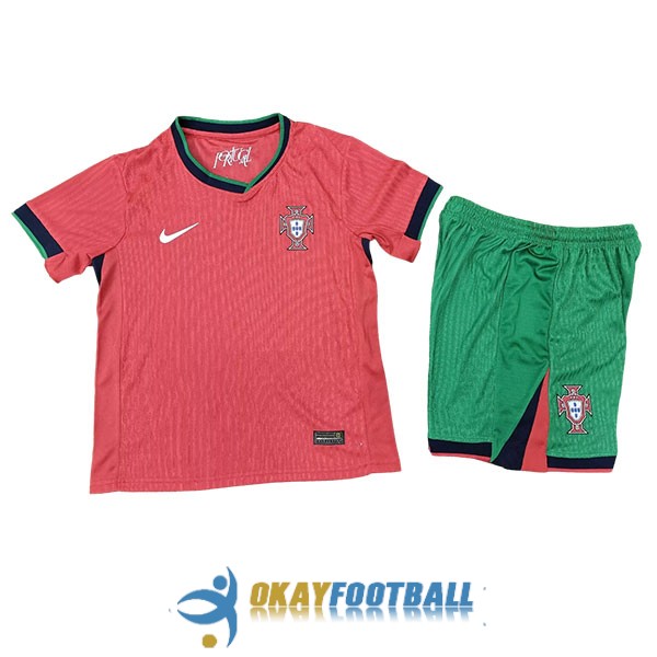 shirt home portugal kid 2024-2025