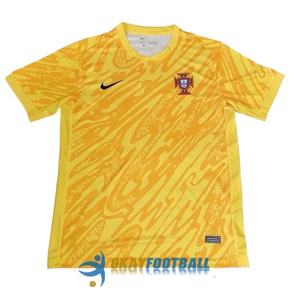 shirt portugal yellow goalkeeper 2024-2025