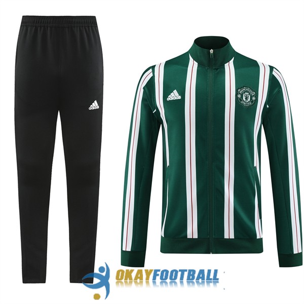 jacket manchester united green white red 2023-2024